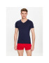 HOM Tricou Tencel Soft 402466 Bleumarin Regular Fit - Pled.ro