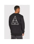 HUF Bluză Essentials Triple Triangle PF00492 Negru Regular Fit - Pled.ro