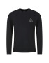 HUF Bluză Essentials Tt Crew PF00101 Negru Regular Fit - Pled.ro