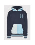 HUF Bluză Sideline FL00172 Bleumarin Regular Fit - Pled.ro