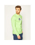 HUF Bluză Wonderland TS01003 Verde Regular Fit - Pled.ro