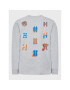 HUF Longsleeve Allstar Team TS01812 Gri Regular Fit - Pled.ro