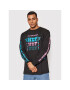 HUF Longsleeve Factory Rider TS01626 Negru Regular Fit - Pled.ro