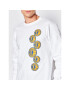 HUF Longsleeve Real Baller TS01644 Alb Regular Fit - Pled.ro