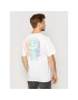 HUF Tricou Data Death Tee TS01333 Alb Regular Fit - Pled.ro