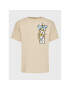 HUF Tricou Dicey TS01952 Bej Regular Fit - Pled.ro