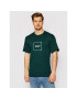 HUF Tricou Essentials Box Logo TS00507 Verde Regular Fit - Pled.ro