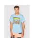 HUF Tricou Que Como TS01828 Albastru Regular Fit - Pled.ro