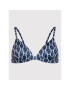 Hugo Bikini partea de sus Monogram 50470226 Bleumarin - Pled.ro