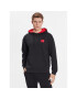 Hugo Bluză Cut Logo Hoodie 50490276 Negru Relaxed Fit - Pled.ro