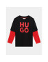 Hugo Bluză G25136 D Negru Regular Fit - Pled.ro