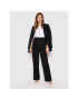 Hugo Pantaloni din material Hireza 50471221 Negru Regular Fit - Pled.ro