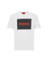 Hugo Tricou 50467952 Alb Regular Fit - Pled.ro