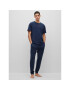 Hugo Tricou 50493057 Bleumarin Relaxed Fit - Pled.ro