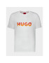 Hugo Tricou Danda 50504542 Alb Regular Fit - Pled.ro