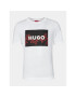 Hugo Tricou Dulive 50506989 Alb Regular Fit - Pled.ro