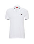 Hugo Tricou polo Deresino232 50490775 Alb Slim Fit - Pled.ro