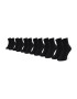 Hummel Set de 6 perechi de șosete medii unisex Chevron 6-Pack Mid Cut Socks 213252-2001 Negru - Pled.ro