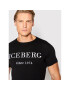 Iceberg Tricou 22II1P0F0146301 Negru Regular Fit - Pled.ro