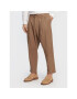 Imperial Pantaloni din material PD7XEQS5R7 Maro Relaxed Fit - Pled.ro