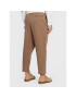 Imperial Pantaloni din material PD7XEQS5R7 Maro Relaxed Fit - Pled.ro