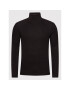 Jack&Jones Bluză cu gât Pannel 12189963 Negru Regular Fit - Pled.ro