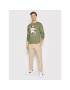 Jack&Jones Bluză Flower 12205655 Verde Regular Fit - Pled.ro