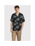 Jack&Jones Cămașă Malibu Resort 12209227 Negru Relaxed Fit - Pled.ro