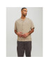 Jack&Jones Cămașă Jeff 12220416 Bej Relaxed Fit - Pled.ro