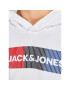 Jack&Jones Junior Bluză Corp Logo 12152841 Alb Regular Fit - Pled.ro