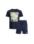 Jack&Jones Junior Set tricou și pantaloni scurți sport 12235343 Bleumarin Regular Fit - Pled.ro