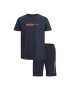 Jack&Jones Junior Set tricou și pantaloni scurți sport 12235345 Albastru Regular Fit - Pled.ro