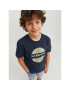 Jack&Jones Junior Tricou 12230796 Bleumarin Standard Fit - Pled.ro