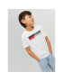 Jack&Jones Junior Tricou 12231298 Alb Regular Fit - Pled.ro