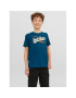 Jack&Jones Junior Tricou 12237367 Albastru Regular Fit - Pled.ro