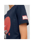 Jack&Jones Junior Tricou MARVEL Crew 12217797 Bleumarin Regular Fit - Pled.ro