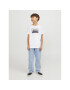 Jack&Jones Junior Tricou Steel 12249633 Alb Standard Fit - Pled.ro