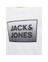 Jack&Jones Junior Tricou Steel 12249633 Alb Standard Fit - Pled.ro