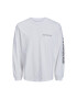 Jack&Jones Longsleeve Studio 12227722 Alb Regular Fit - Pled.ro