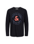 Jack&Jones Longsleeve Aaron 12224912 Negru Standard Fit - Pled.ro