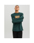 Jack&Jones Longsleeve Races 12232650 Verde Standard Fit - Pled.ro