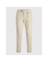 Jack&Jones Pantaloni din material Ace 12210125 Bej Carrot Fit - Pled.ro