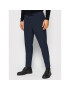 Jack&Jones Pantaloni din material Ace Frankie 12197647 Bleumarin Regular Fit - Pled.ro