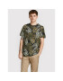 Jack&Jones PREMIUM Tricou Tropic 12203764 Verde Regular Fit - Pled.ro