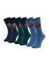 Jack&Jones Set de 3 perechi de șosete lungi pentru bărbați Jacsanta Claus Sock Giftbox 12198046 Negru - Pled.ro