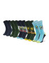 Jack&Jones Set de 5 perechi de șosete lungi pentru bărbați Jacwave Skull Sock 12205322 r.OS Bleumarin - Pled.ro