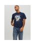 Jack&Jones Tricou Roxbury 12227779 Bleumarin Regular Fit - Pled.ro