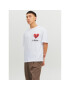 Jack&Jones Tricou Keith Haring 12230685 Alb Relaxed Fit - Pled.ro