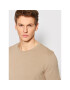 Jack&Jones Tricou Linen Basic 12199713 Bej Regular Fit - Pled.ro