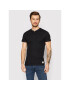 Jack&Jones Tricou polo Henrik Henley 12206126 Negru Regular Fit - Pled.ro